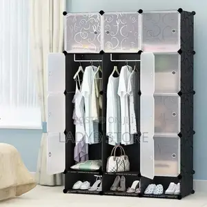3partition Plastic Wardrobe