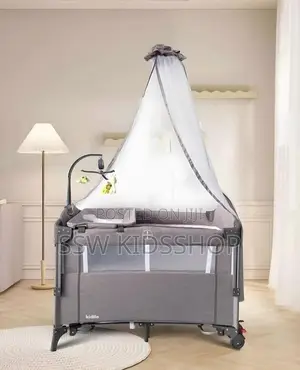 Kidilo Next To Me Bed / Play Pen With Standing Net Baby Cot