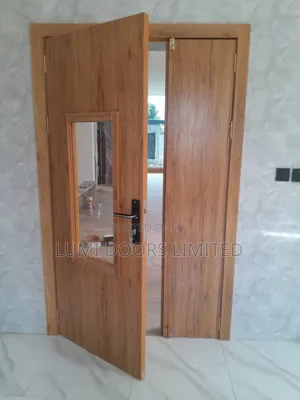 HDF Wooden Double Door