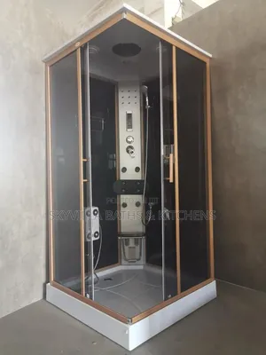 Shower Room Gold Rails