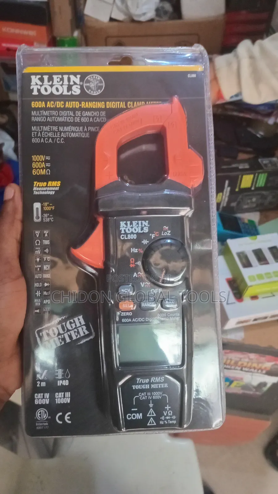 Ac/Dc Ranging Digital Clamp Meter