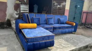 L-Shaped Fabric Sofa Can Be Made in Colors of Your Choice
