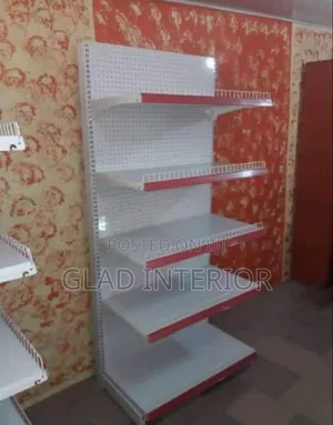 Single Sided Supermarket Shelves