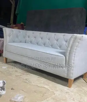 3seater Fabric Sofa Can Be Made in Colors of Your Choice