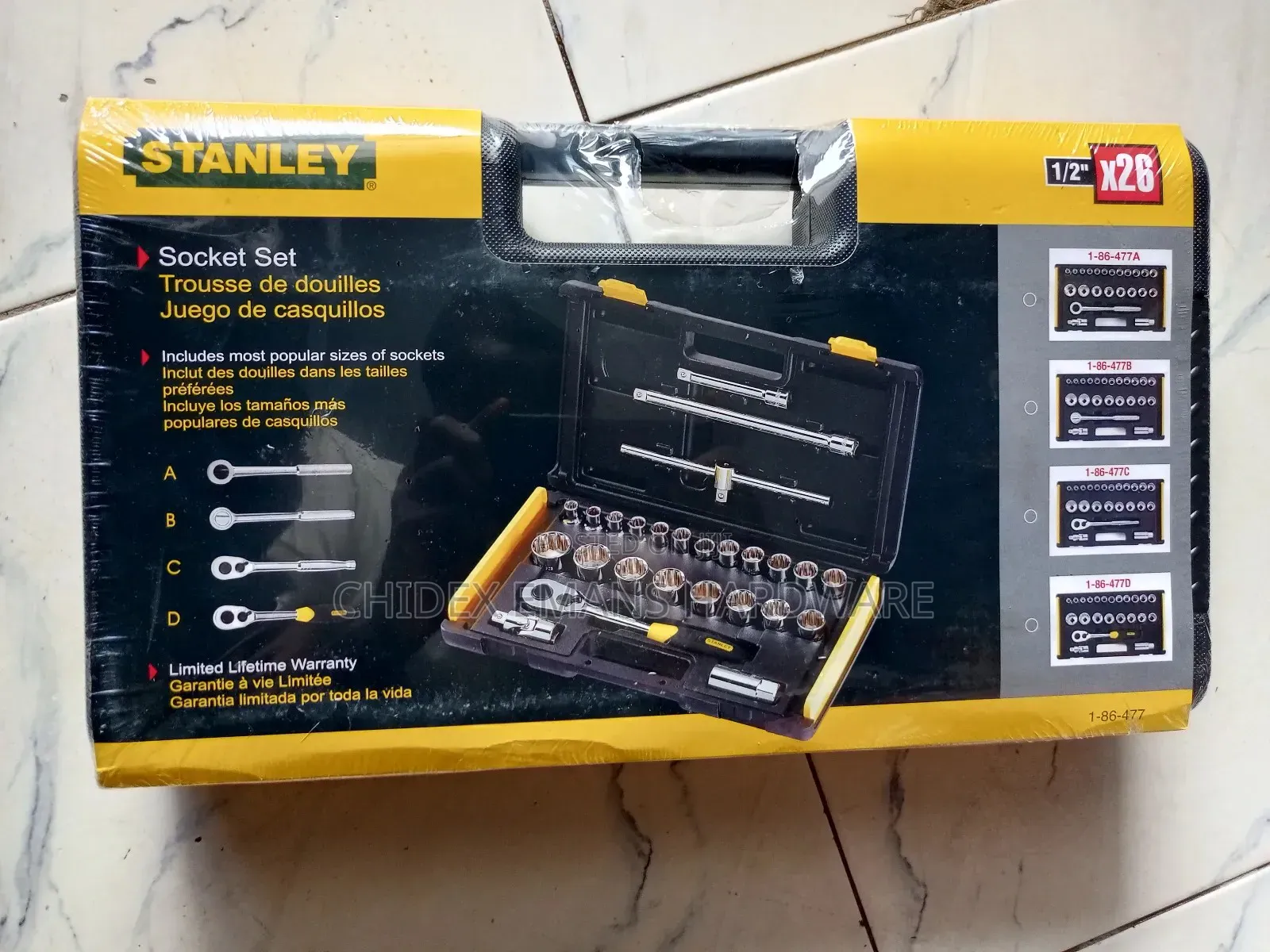 1/2" Stanley Socket Set