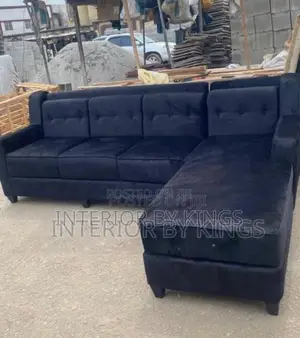 L-Shaped Fabric Sofa Can Be in Colors of Your Choice