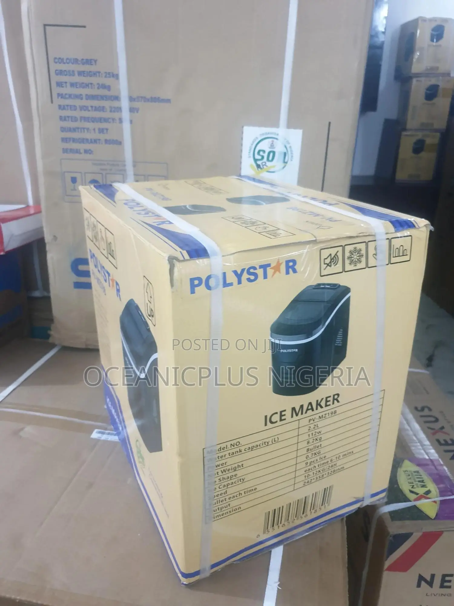 High Efficient 2.2l Polystar Ice Maker Machine Pv-Mz19b