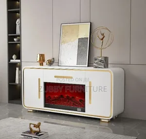 Brand New Quality and Imported Luxury Fire Plate Tv Stand