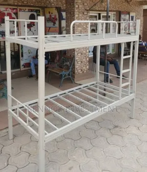 3ft by 6ft Foreign Iron Bunk Bed