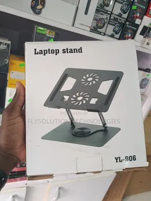 Yl-906 Aluminum Laptop Stand Dual Cooling Fans