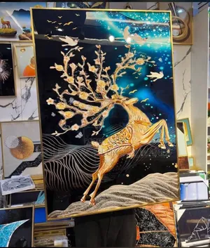 80x60cm Reindeer Wall Decor