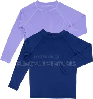 Girls 2 Pack Rash Guard Swim Top