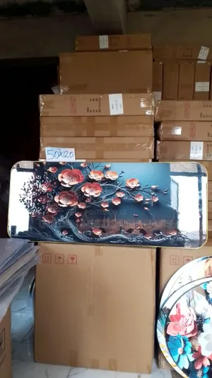 50x120cm Luxury Wall Decor Red Flower Design