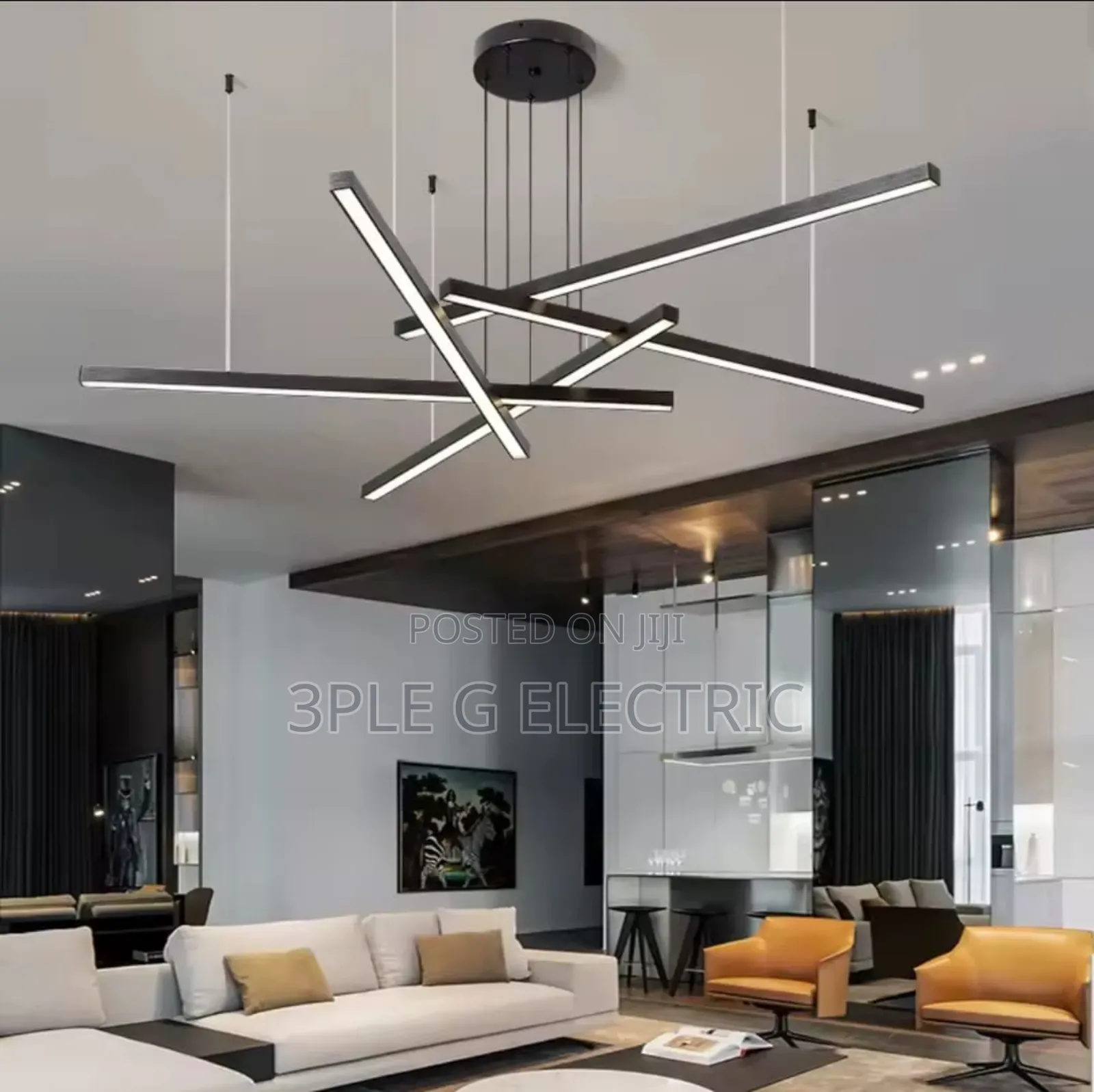 Nordic Stroke Chandelier