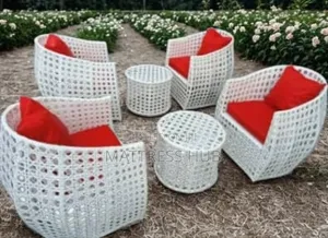 Me You 3 in 1 Rattan Chair Set Outdoor Indoor