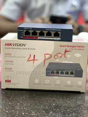 Hikvision 4 Port Smart Managed Switch