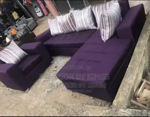 Luxury L-Shaped Fabric Sofa Can Be Made in Colors