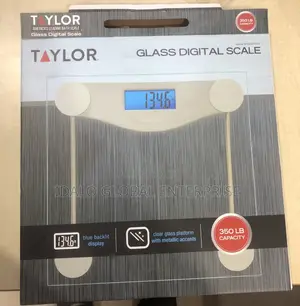 Digital Glass Body Scale - Up to 350lbs