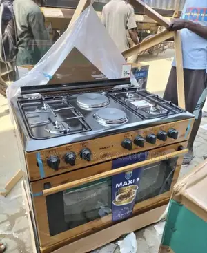 Maxi 60*90 (4+2) Burner Gas Cooker Inox