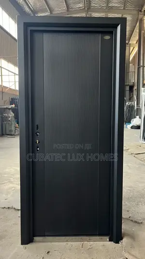 3ft Black Jiuhua Door