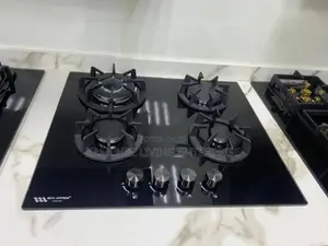 Sky-Oppein 4-Burner Gas Cooktop – Black Glass Hob