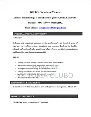 Customer Care Representative