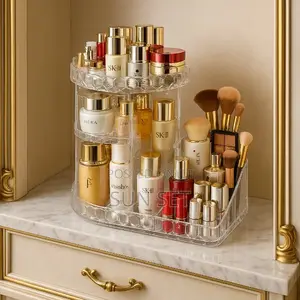 Acrylic Makeup Organizer - 360 Degree Rotation