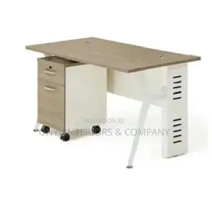 Modern Metal Office Table With Drawers