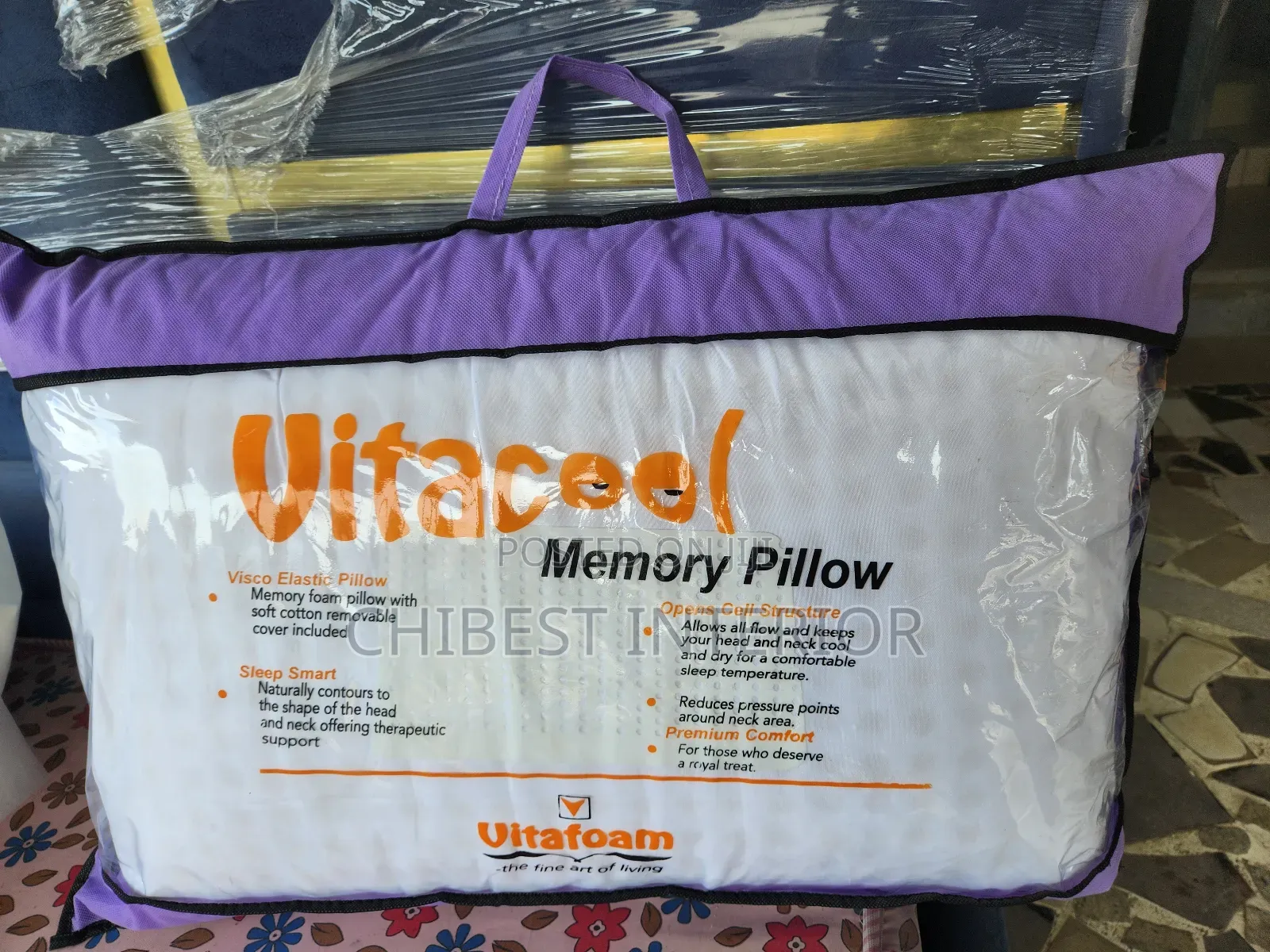 Soft Vitacool Advanced Memory Pillow for Healthy Sleep.