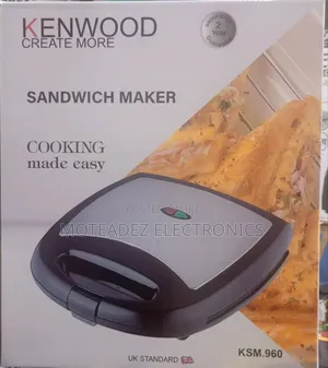 Kenwood (1200w) 4 Slice High Quality Sandwich Maker/Toaster