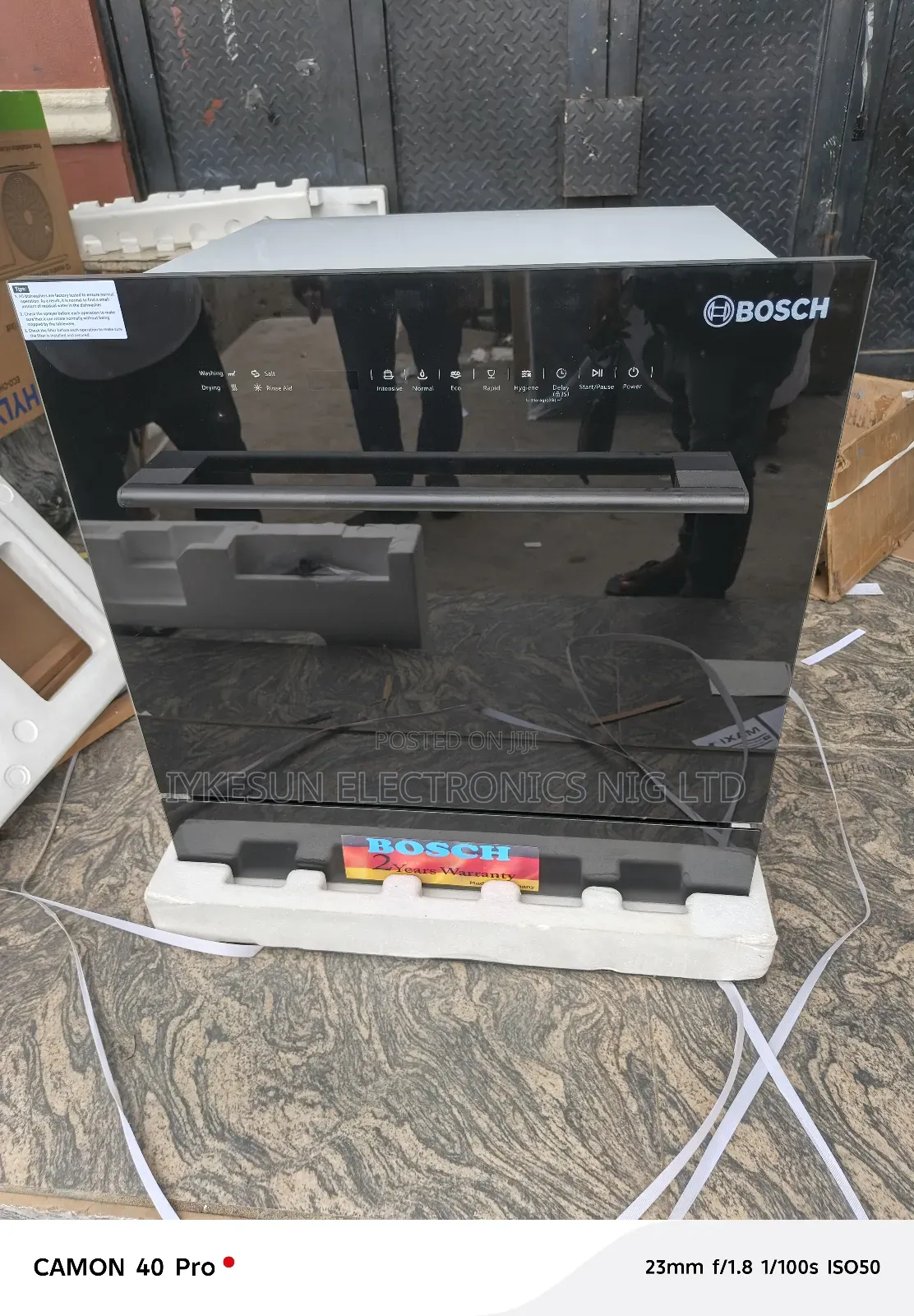 Bosch Digital Display Automatic Dishwasher Soft Touch Contro