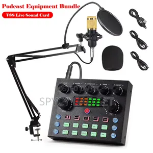 V8 Livestream Full Kits Condenser Microphone