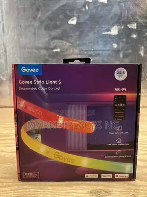 Govee 24.6ft Smart Rgbicw Led Strip Light – Wi-Fi Sync
