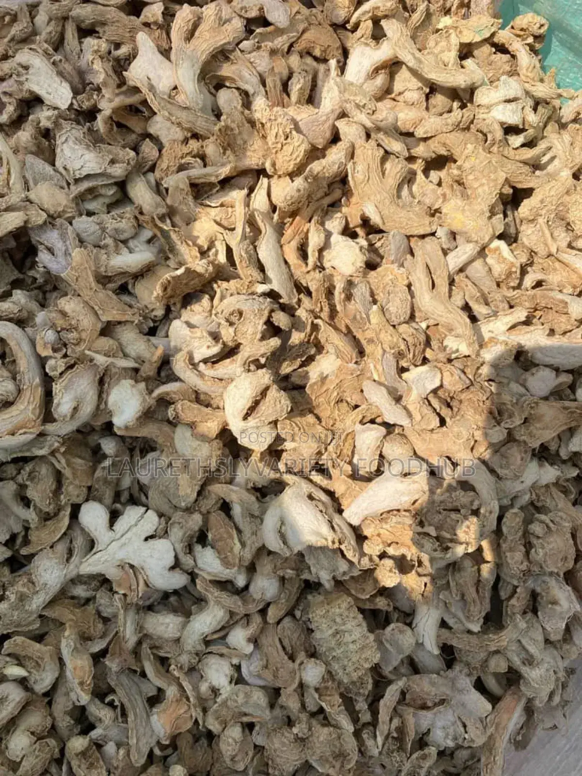 "Get Neatly Dried Split Ginger Today!"
