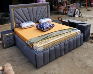6 X 6 High Quality Padded Bedframe.