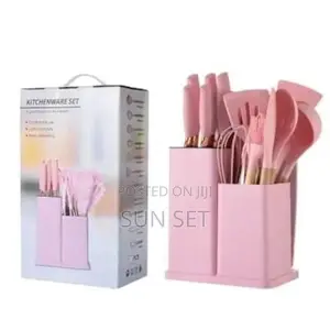 Set of Silicon Cooking Spoon and Silicon Knives - All in One