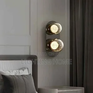 Led Nodic Double Glass Wall Light