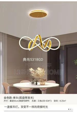 Gold Led Pendant Light