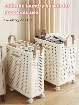 Large Size Foldable Movable High Quality Laundry Basket