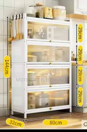 5 Layers Multifunction Carbon Steel Modern Kitchen Cabinet