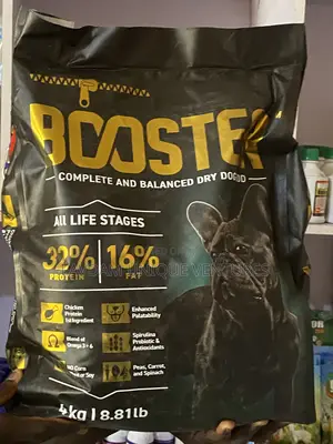 Booster Adult Dog Food – 4kg Dry Kibble | Healthy Tasty