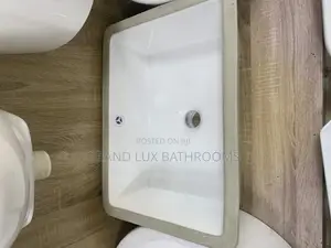 Rectangular Undermount Ceramic Wash Basin 4 Modern Bathroom
