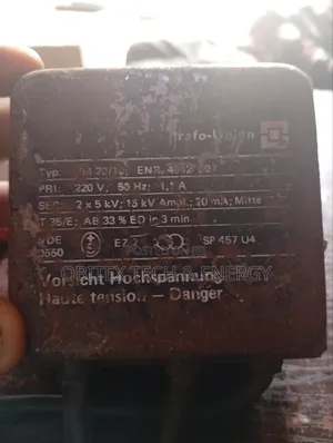 High Voltage Ignition Transformer (Trafo-Union)
