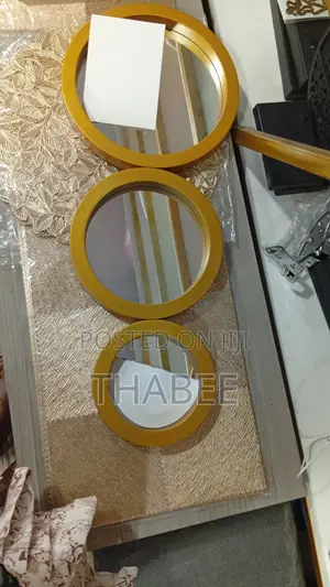 3 in 1 Gold Frame Mirror