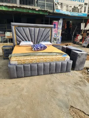 6by6 Grey Colour Bed Frame