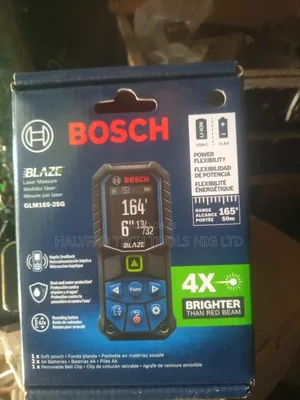 Bosch Blaze Laser Measure Glm165-25g /6"13/32
