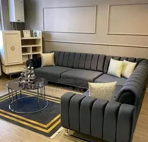 U-Shaped Custom Made Sofa + Center Table Can Come in Colors