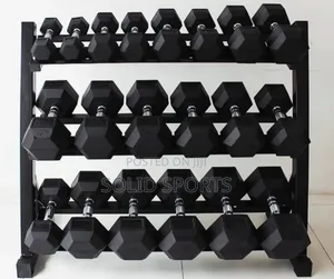 10 Kg Hexagon Dumbbell 10+10=20kg All Sizes Is Available
