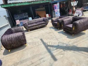 Set of Padded Sofa Couch.