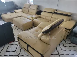 Luxury L Shaped Leather Sofa